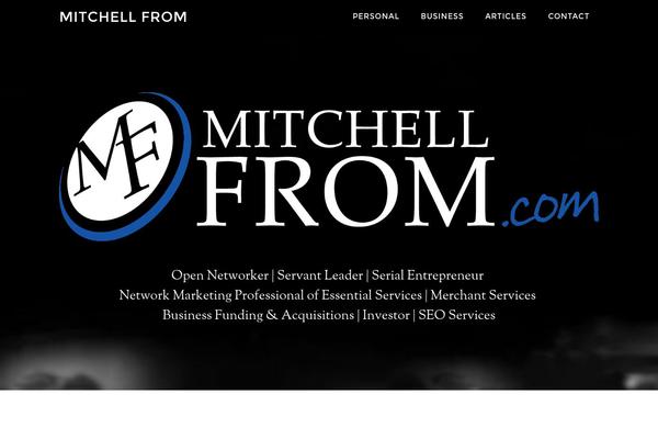 Parallax Pro theme site design template sample