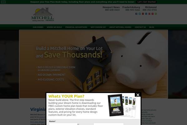 Site using CT Mortgage Calculator plugin