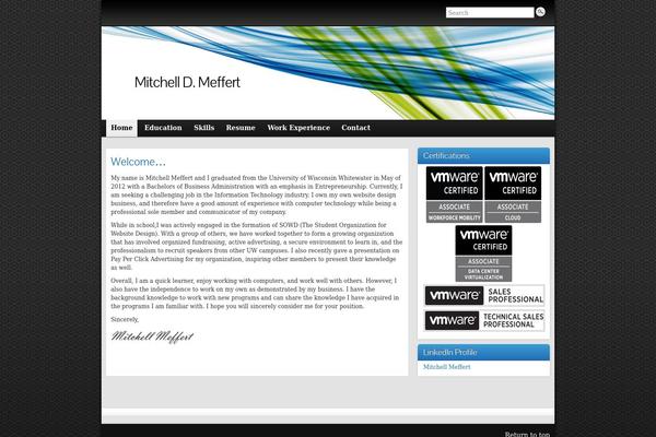 mitchellmeffert.com site used Graphene
