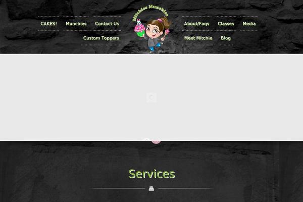 Sweet-cake theme site design template sample
