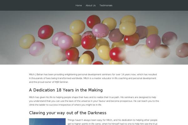Vertex-child theme site design template sample