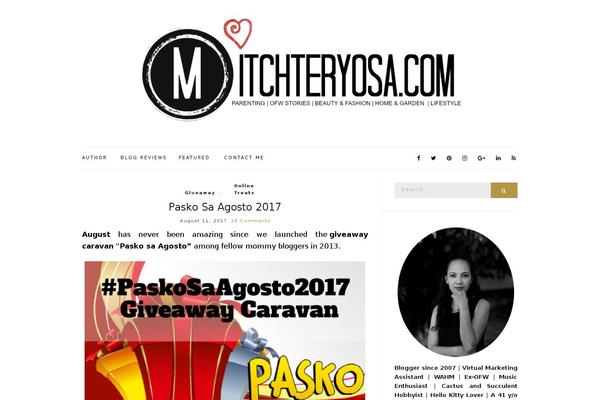 Bloggist theme site design template sample