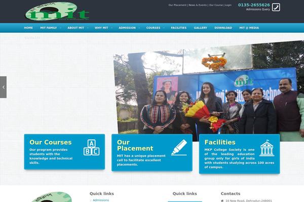 WP Education theme site design template sample