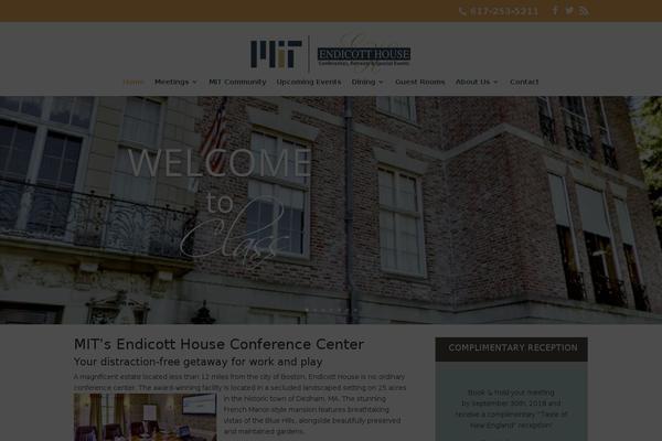 Divi Child theme site design template sample