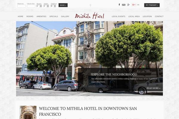 mithilahotel.com site used Wp_sixtyone5-v1.0