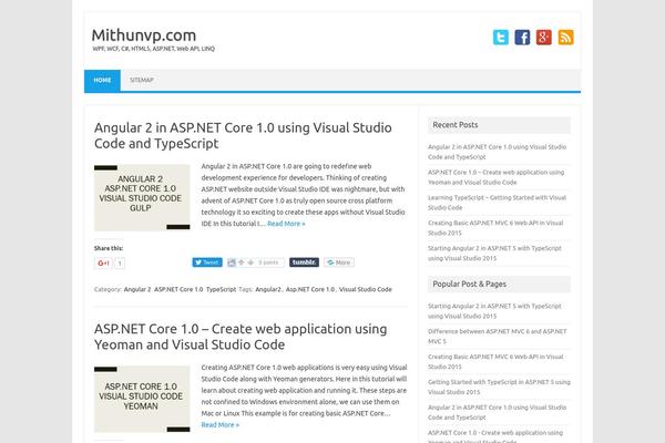 Iconic One theme site design template sample