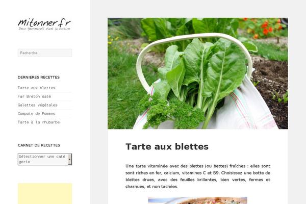 Twentyfifteen Child theme site design template sample