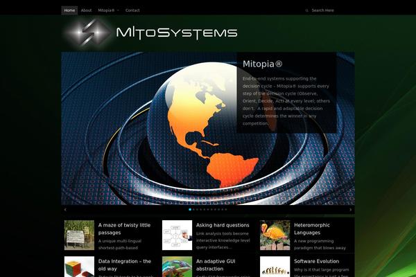 Organic_tech theme site design template sample