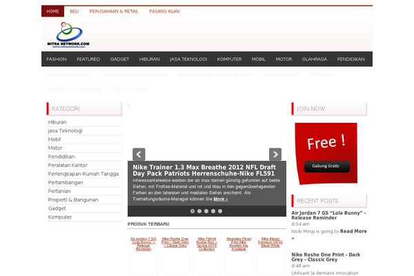 Site using Frontier Post plugin