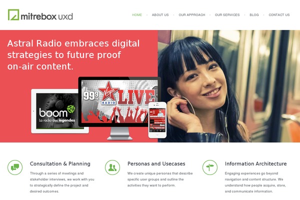 X Child theme site design template sample