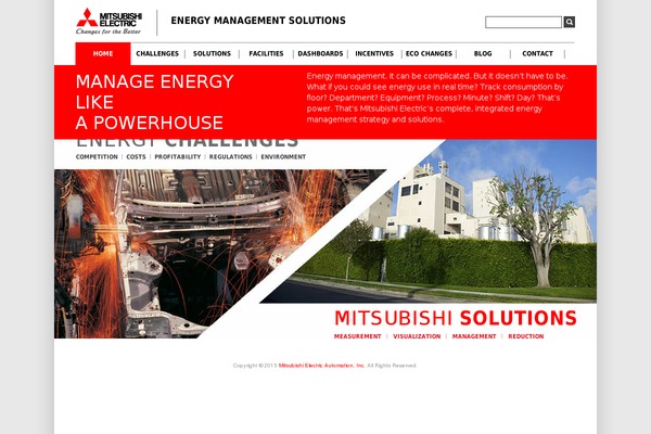 mitsubishienergy.com site used Robotics