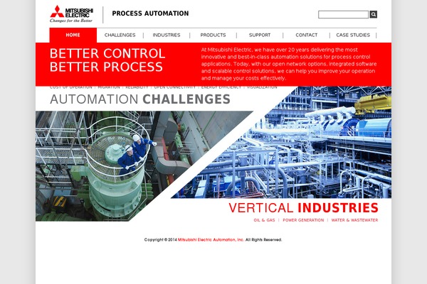 mitsubishiprocess.com site used Robotics