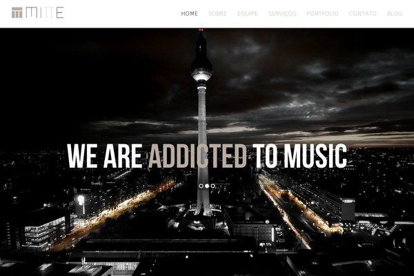 Jarvis theme site design template sample