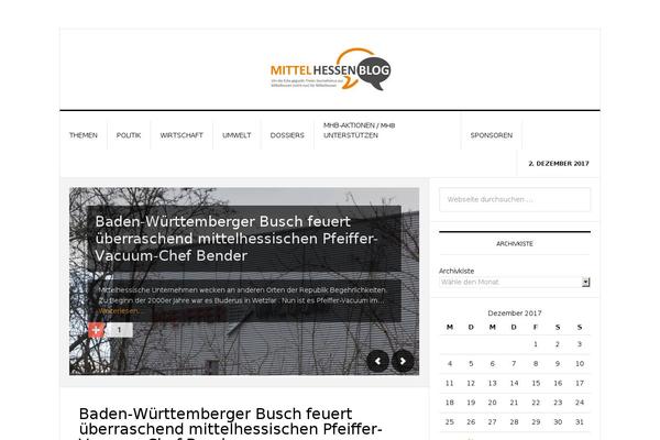 Site using Genesis Simple Love plugin