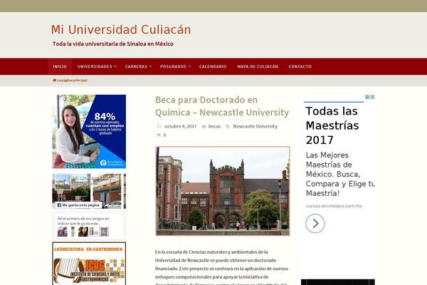 Nirvana theme site design template sample