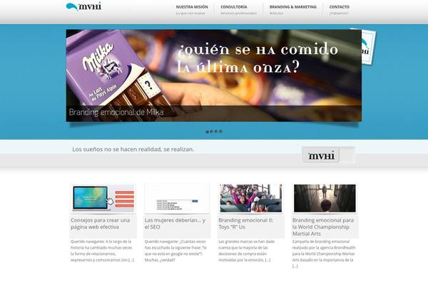 Proton theme site design template sample