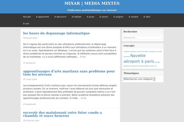 FlatBox theme site design template sample