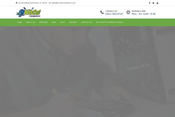 Ostrya theme site design template sample