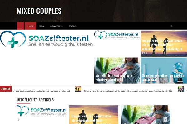 Refined Magazine theme site design template sample