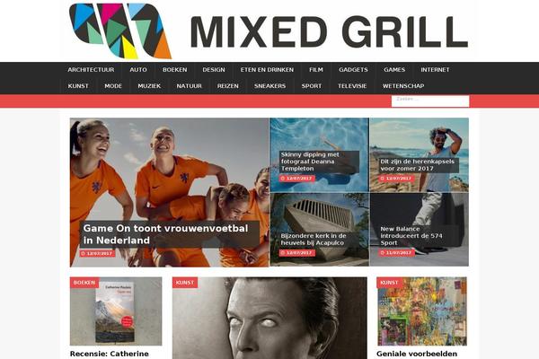 Zeen theme site design template sample