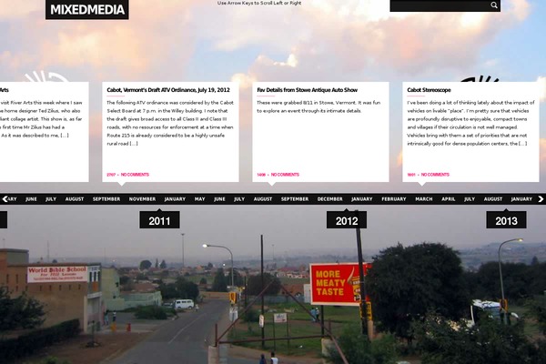 Urban theme site design template sample