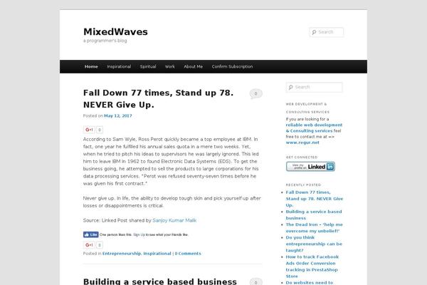 Site using WordPress Calls to Action plugin