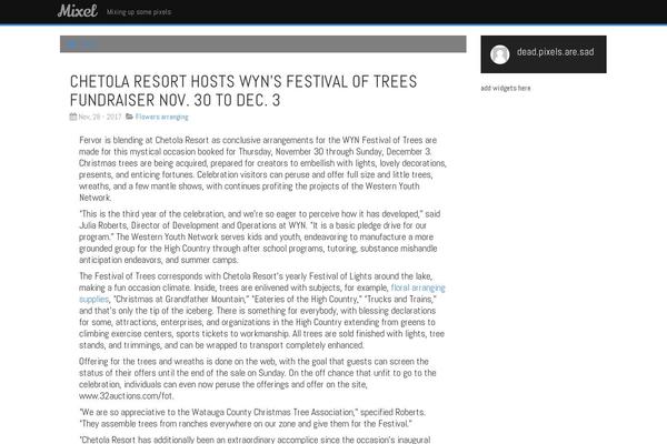 Flatty theme site design template sample