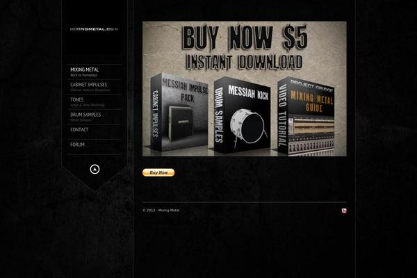 King Size theme site design template sample