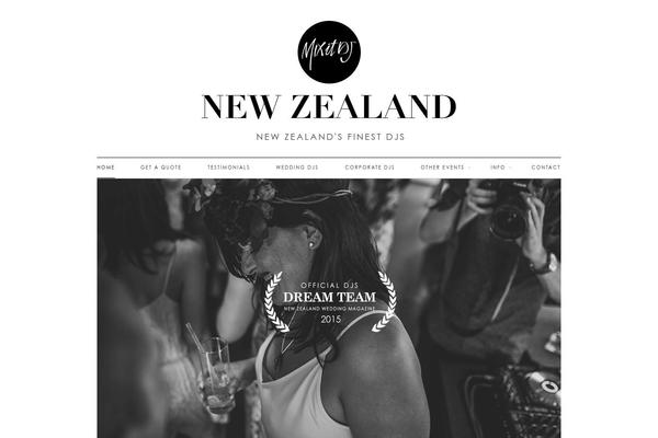 mixitdj.co.nz site used Header