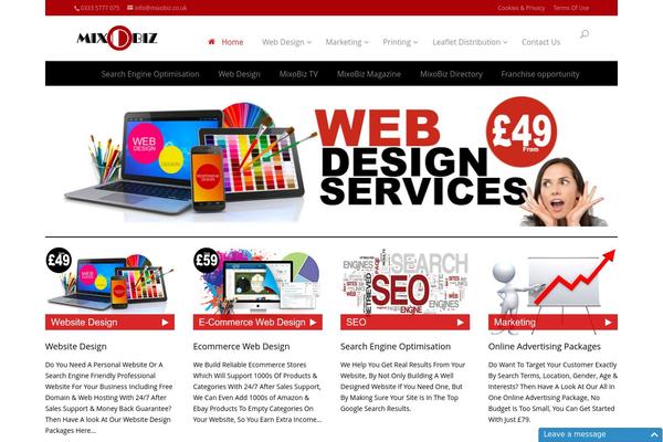 Site using Responsive Pricing Table plugin