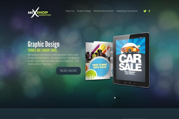 Fusion theme site design template sample