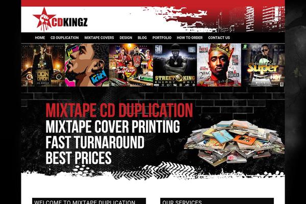Mix theme site design template sample