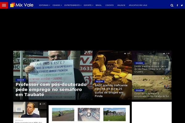 Flex Mag theme site design template sample
