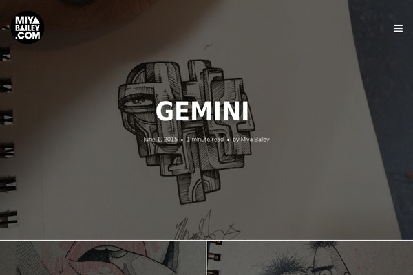 Ink theme site design template sample
