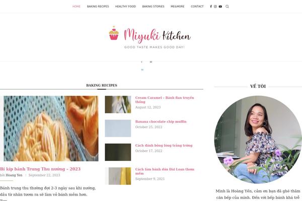 Site using Penci-recipe plugin