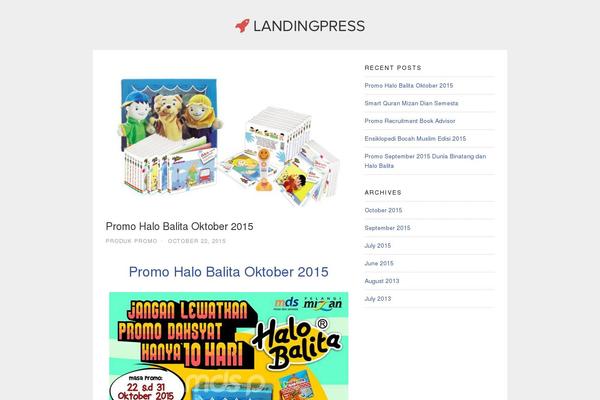 Landingpress-wp theme site design template sample