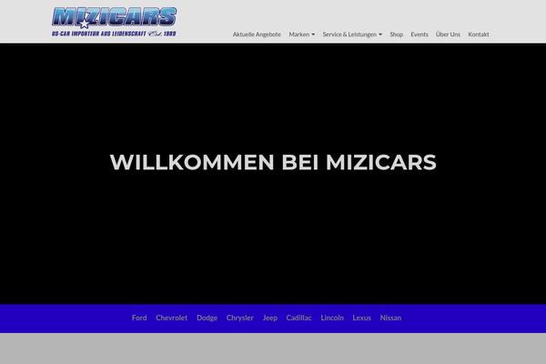 mizicars.de site used Zerif Pro