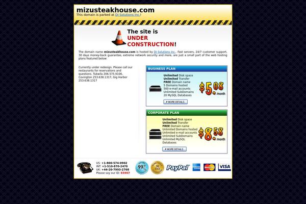 Ristorante theme site design template sample
