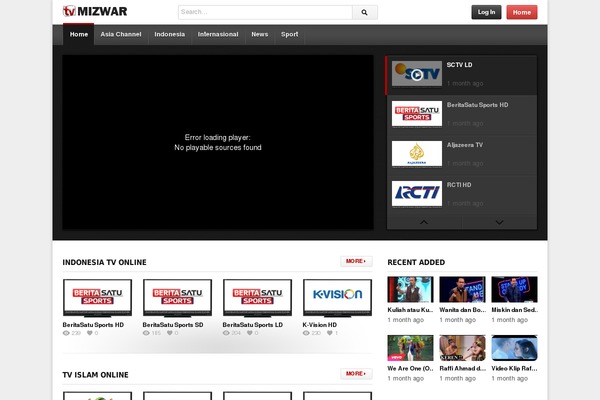 deTube theme site design template sample