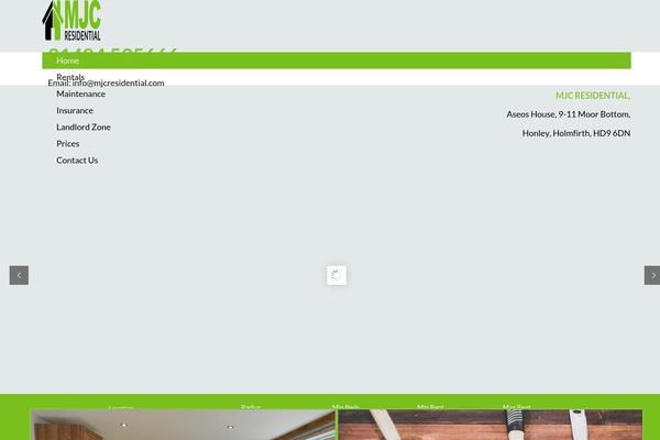 Impreza Child theme site design template sample