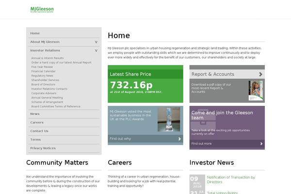 Site using Wordpress-bootstrap-css plugin