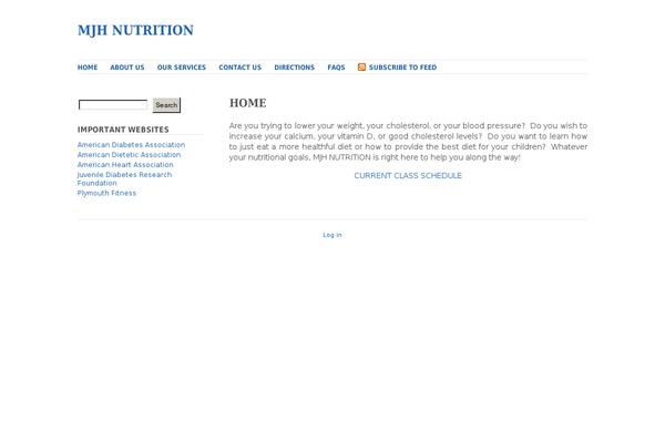 mjhnutrition.com site used Plain Jane