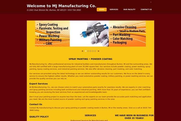 Bizco theme site design template sample