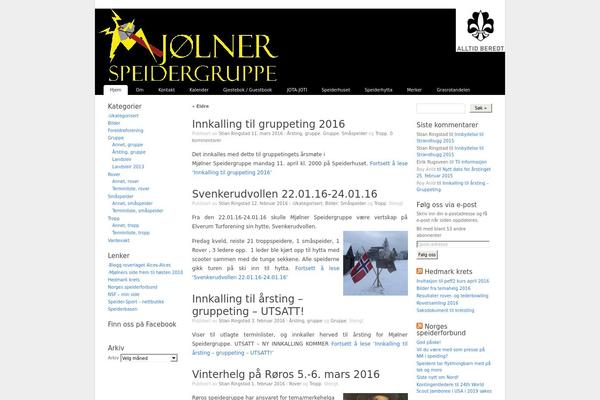 K2 theme site design template sample