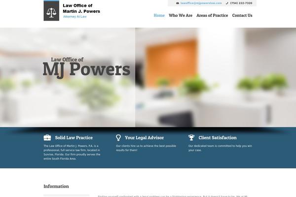 Lawyer theme site design template sample
