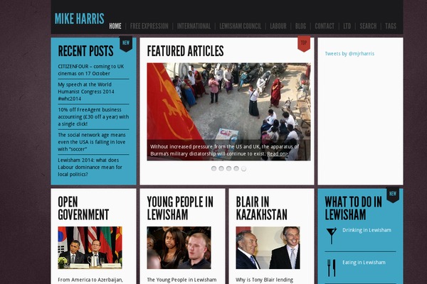 Big Easy theme site design template sample