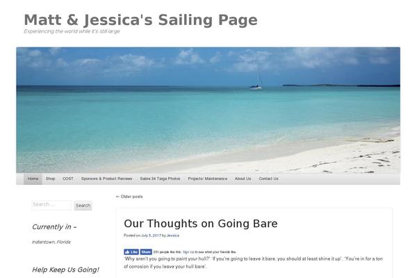 mjsailing.com site used Phlox