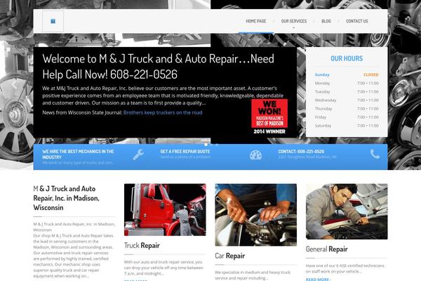 CarPress theme site design template sample