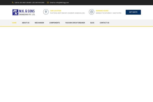 Baltimore theme site design template sample