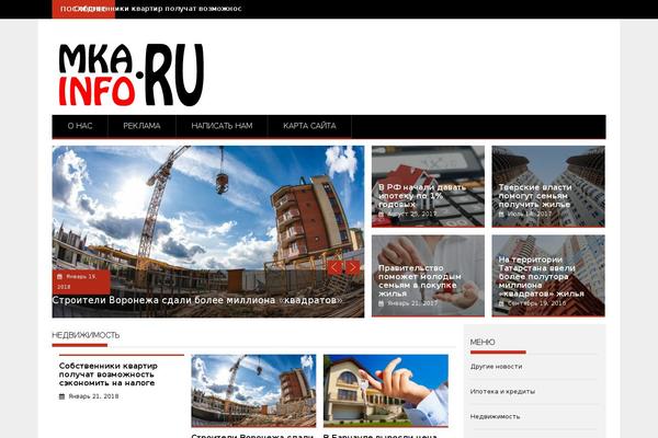 ProfitMag theme site design template sample